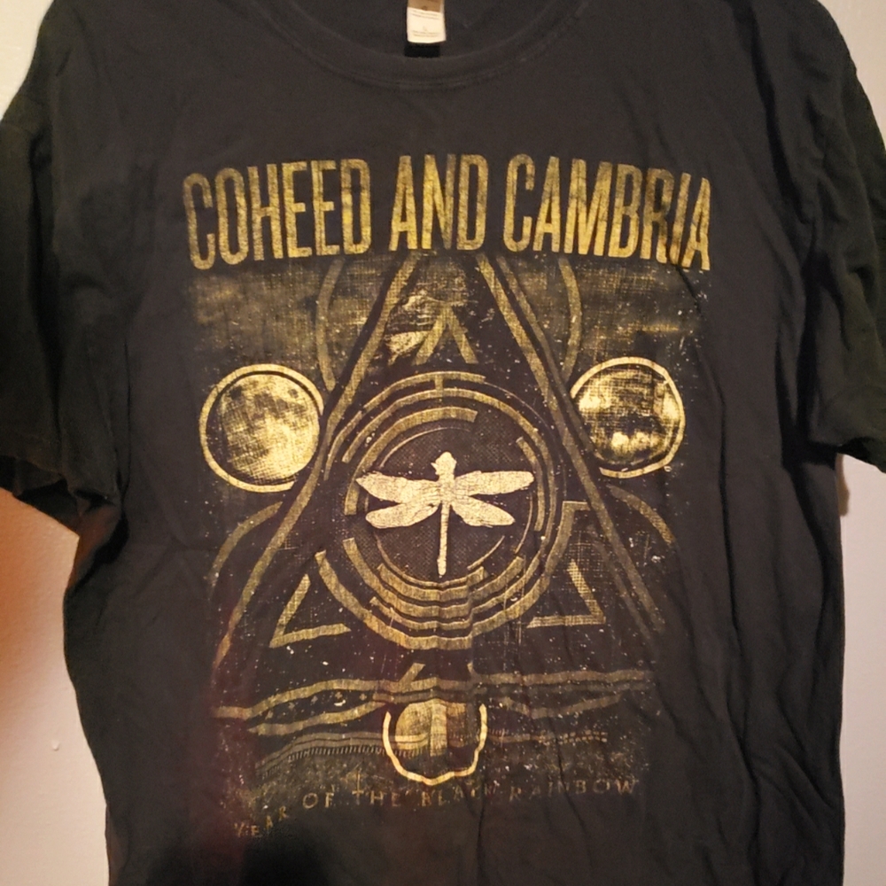 Coheed & Cambria Year Of The Black Rainbow 2010 Tour shirt Size Large